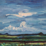 Acryl schilderij, Maya Wildevuur, Taos